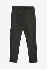 Stone Island Logo Patch Cargo Pants Green 811532503/P_STONE-V0059