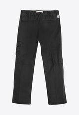 Stone Island Compass Patch Cargo Pants Gray 8115332T1/P_STONE-V0062