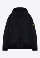 Stone Island Logo Patch Windbreaker Jacket Blue 811540823/P_STONE-V0020