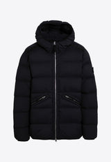 Stone Island Logo Patch Down Jacket Black 811543128/P_STONE-V0029