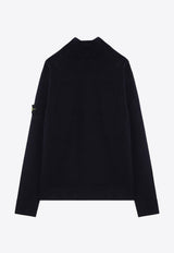 Stone Island Logo Patch High-Neck Sweater Navy 8115530A1/P_STONE-V0020