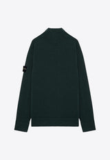 Stone Island Logo Patch High-Neck Sweater Green 8115530A1/P_STONE-V0059