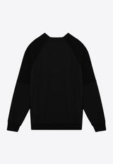 Stone Island Compass Patch Crewneck Sweatshirt Black 811560252/P_STONE-V0029