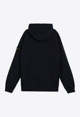 Stone Island Logo Patch Hooded Sweatshirt Blue 811560820/P_STONE-V0020