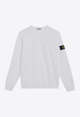 Stone Island Logo Patch Hooded Sweatshirt White 811562420/P_STONE-V0001