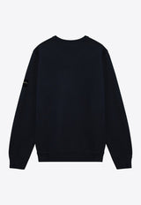 Stone Island Logo Patch Crewneck Sweatshirt Blue 811562420/P_STONE-V0020