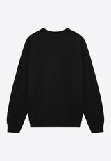 Stone Island Logo Patch Crewneck Sweatshirt Black 811562420/P_STONE-V0029