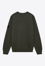 Stone Island Logo Patch Crewneck Sweatshirt Green 811562420/P_STONE-V0059