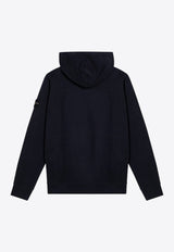 Stone Island Logo Patch Zip-Up Hooded Sweatshirt Navy 811563520/P_STONE-V0020