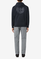 Stone Island Logo Hooded Sweatshirt 8115662 83NAVY