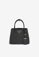 Prada Double Saffiano Leather Tote Bag Black 1BG443VXOG2A4A_F0002