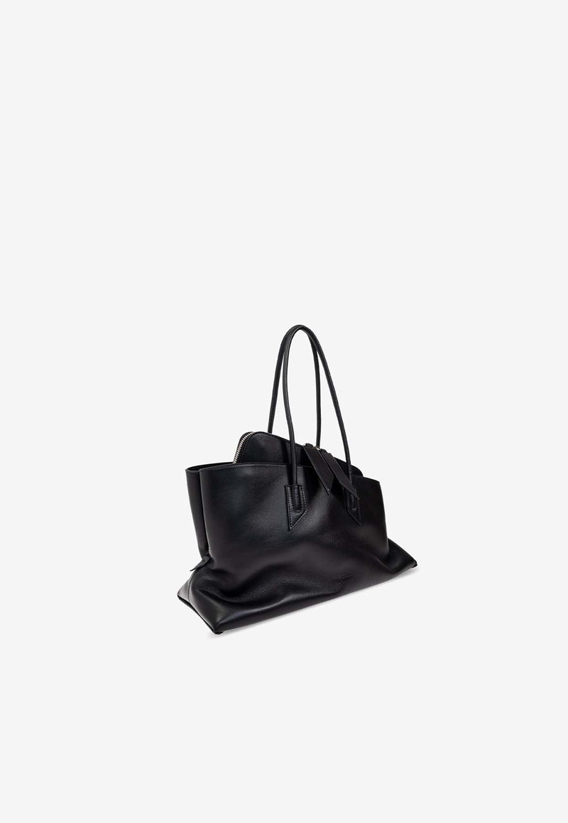 The Attico Medium La Passeggiata Tote Bag Black 250WAH00054_100