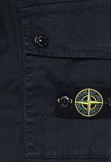 Stone Island Junior Boys Compass Patch Cargo Pants Navy 811630115/P_STONE-V0120