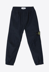 Stone Island Junior Boys Compass Patch Track Pants Navy 8116305-B14/P_STONE-V0020