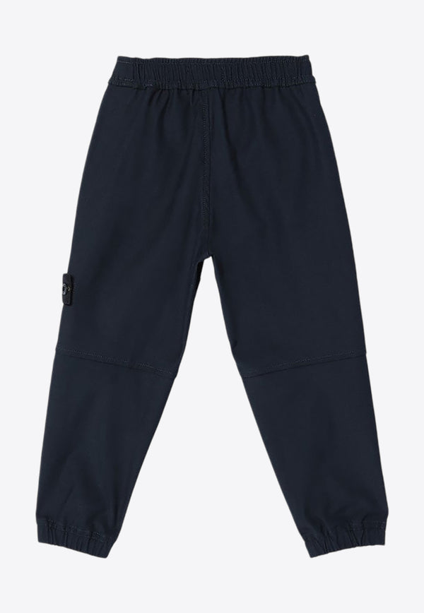 Stone Island Junior Boys Compass Patch Track Pants Navy 8116305-B14/P_STONE-V0020