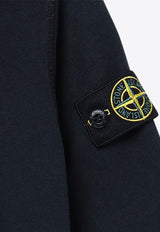 Stone Island Junior Boys Compass Patch Zip-Up Jacket Navy 8116607-B20/P_STONE-V0020