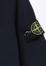 Stone Island Junior Boys Compass Patch Zip-Up Jacket Navy 8116607-C20/P_STONE-V0020