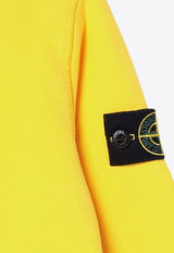 Stone Island Junior Boys Compass Patch Sweatshirt Yellow 811661320/P_STONE-V0030