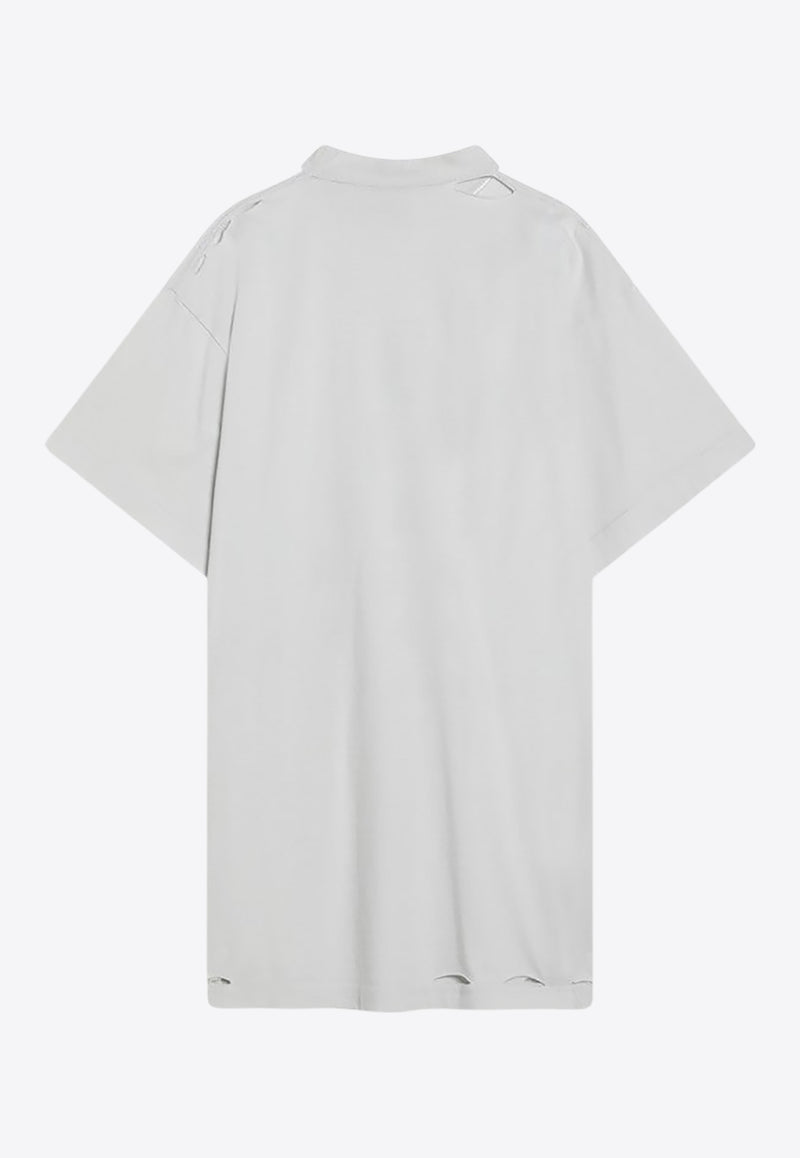Balenciaga Optical Logo Oversized T-shirt White 811688TRVU6/Q_BALEN-9081