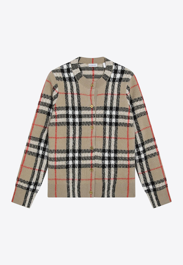 Burberry Signature Check Cardigan Beige 8116947171265/R_BURBE-B9368