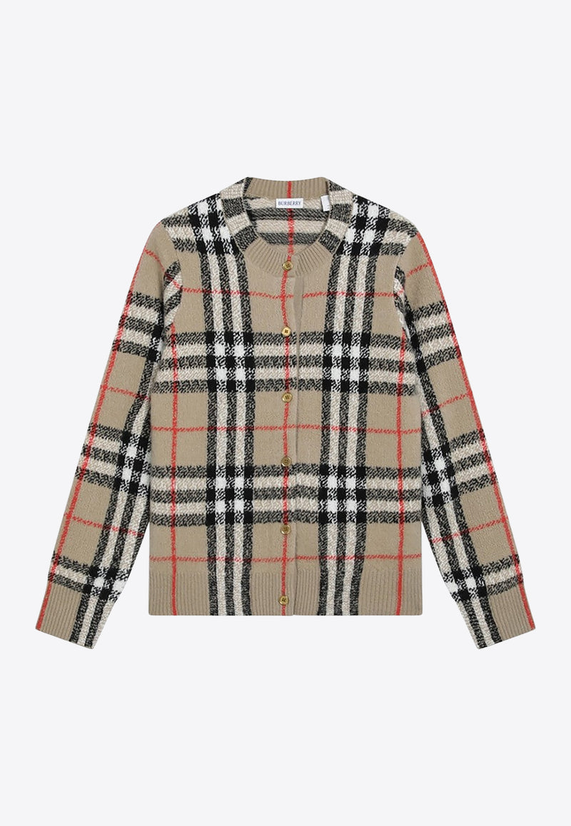 Burberry Signature Check Cardigan Beige 8116947171265/R_BURBE-B9368
