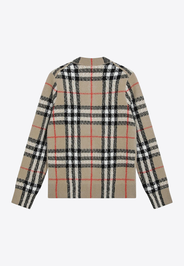 Burberry Signature Check Cardigan Beige 8116947171265/R_BURBE-B9368