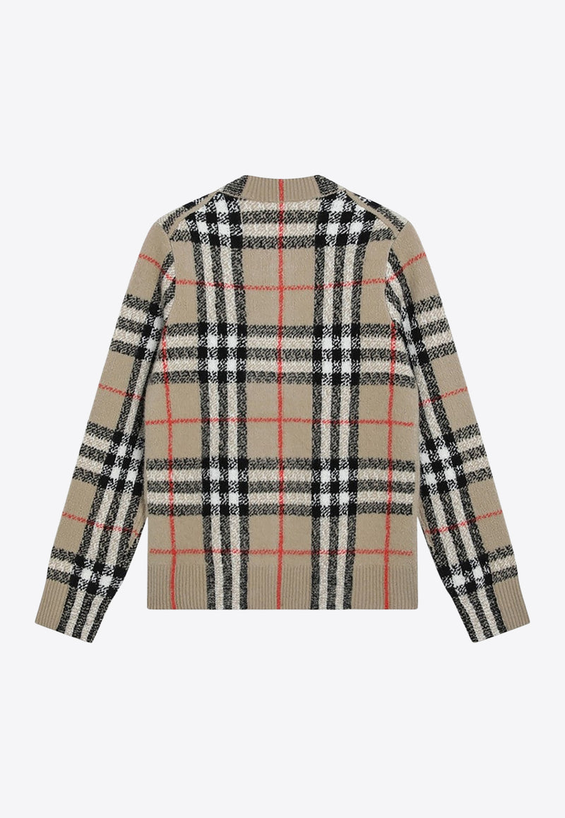 Burberry Signature Check Cardigan Beige 8116947171265/R_BURBE-B9368