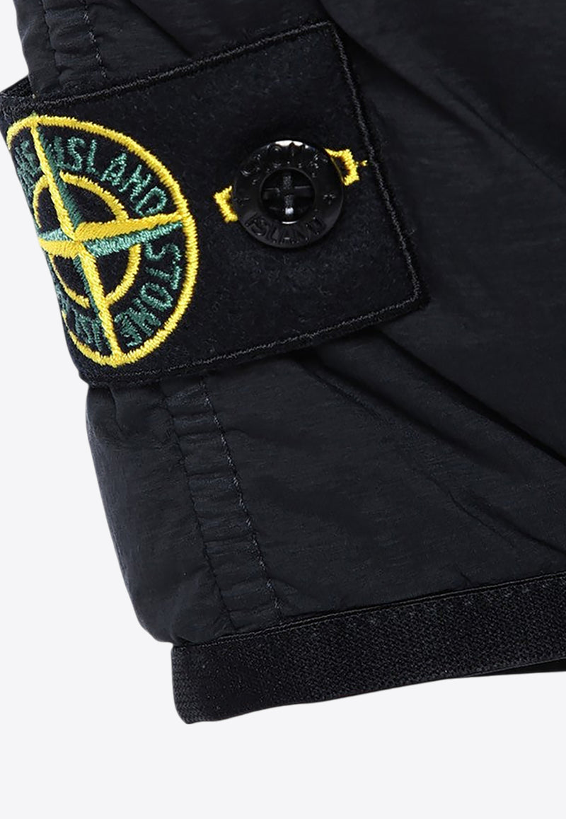 Stone Island Junior Boys Zip-Up Down Vest Black 8116G03-B28/P_STONE-V0029