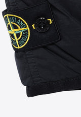 Stone Island Junior Boys Zip-Up Down Vest Black 8116G03-C28/P_STONE-V0029