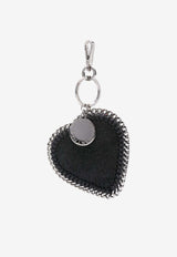 Stella McCartney Heart Charm Keyring Black 7V0106W9132_1000