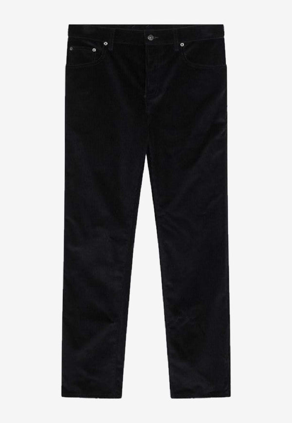 Burberry Straight-Leg Corduroy Pants Blue 8117360170891/R_BURBE-A9852
