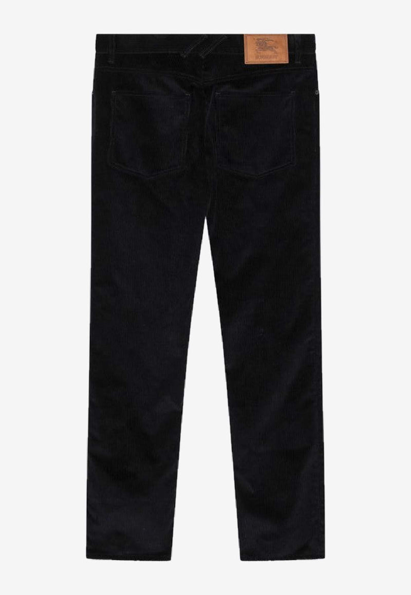 Burberry Straight-Leg Corduroy Pants Blue 8117360170891/R_BURBE-A9852