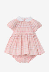 Burberry Kids Baby Girls Signature Check Dress Pink 8117519171444/S_BURBE-A2217