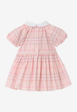 Burberry Kids Baby Girls Signature Check Dress Pink 8117519171444/S_BURBE-A2217
