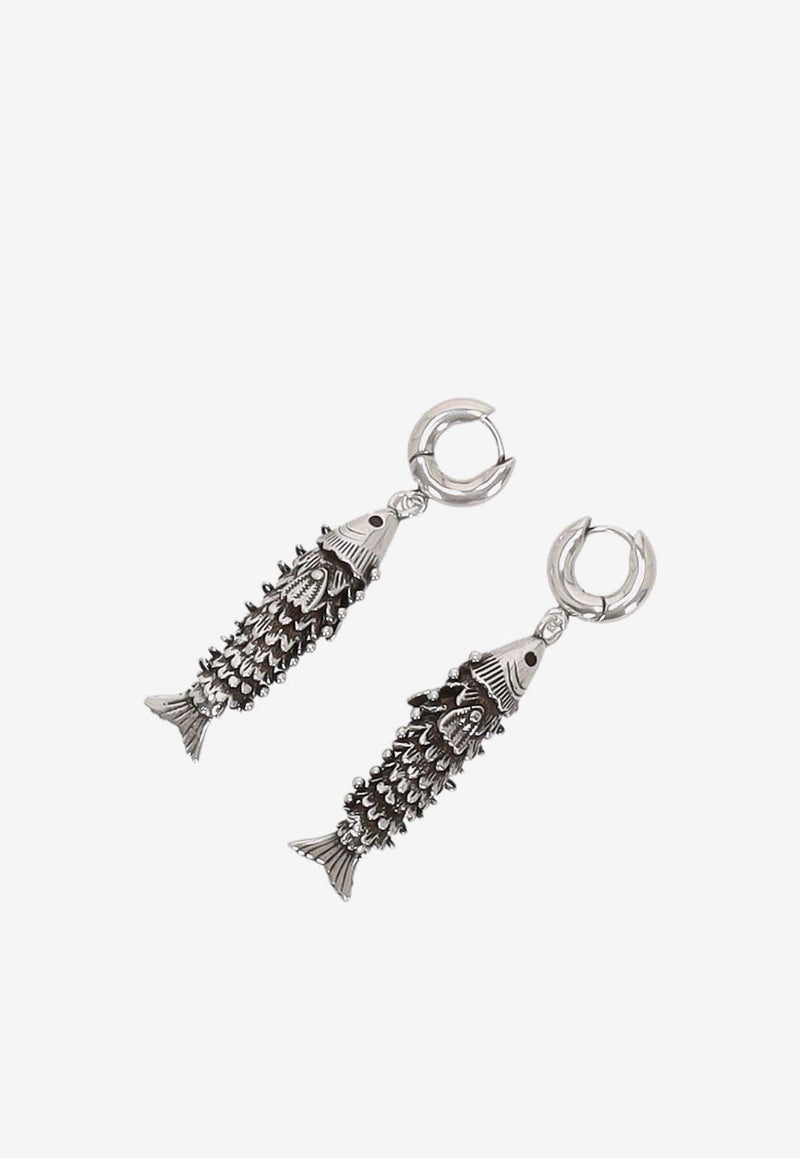 Isabel Marant River Fish Drop Earrings Silver BL0186FAB4B09B_08SI