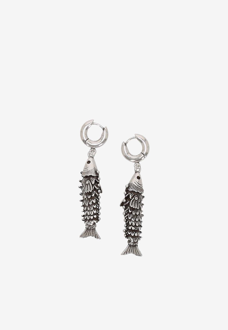 Isabel Marant River Fish Drop Earrings Silver BL0186FAB4B09B_08SI