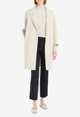 Max Mara Arona Double-Faced Wool Coat Natural 2519011101600ARONA_55