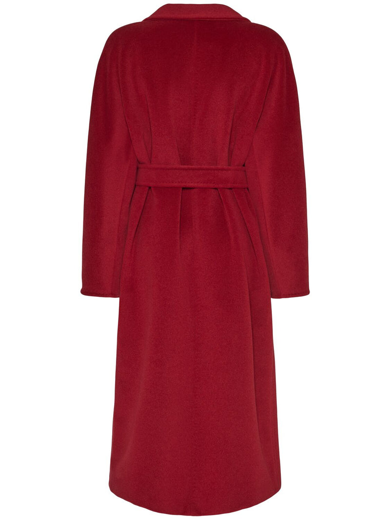 Max Mara Ticino Double-Breasted Coat Red 2511011021600TICINO_011