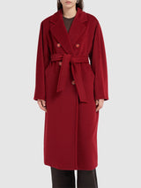 Max Mara Ticino Double-Breasted Coat Red 2511011021600TICINO_011