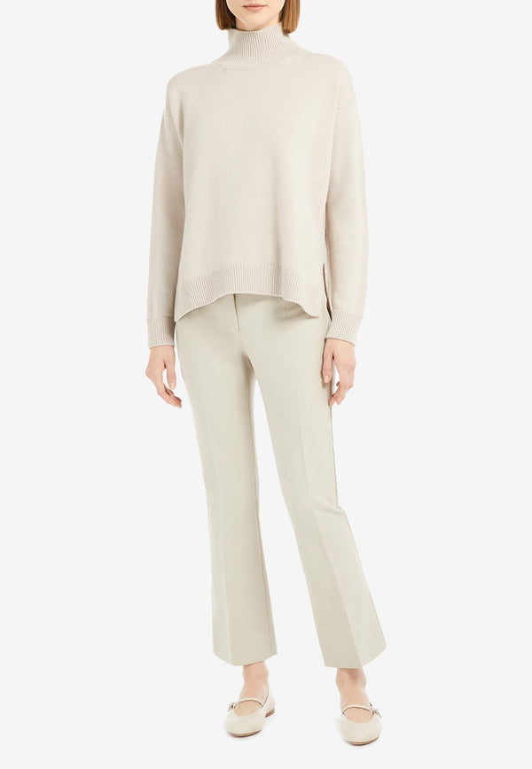 Max Mara Fatina Viscose-Blend Pants Beige 2519131121600FATINA_38