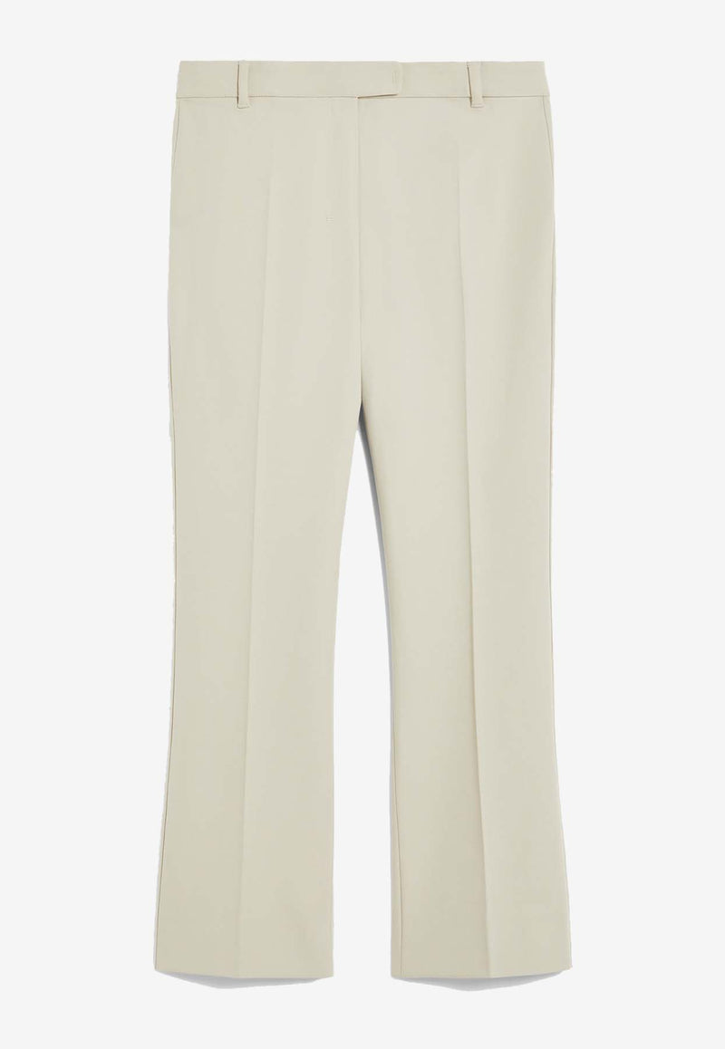 Max Mara Fatina Viscose-Blend Pants Beige 2519131121600FATINA_38