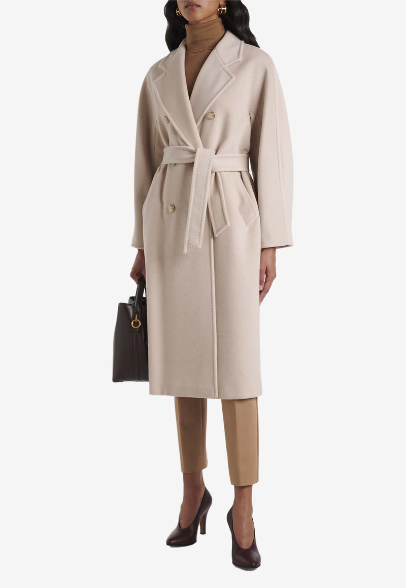 Max Mara Ticino Double-Breasted Coat Sand 2511011021600TICINO_012