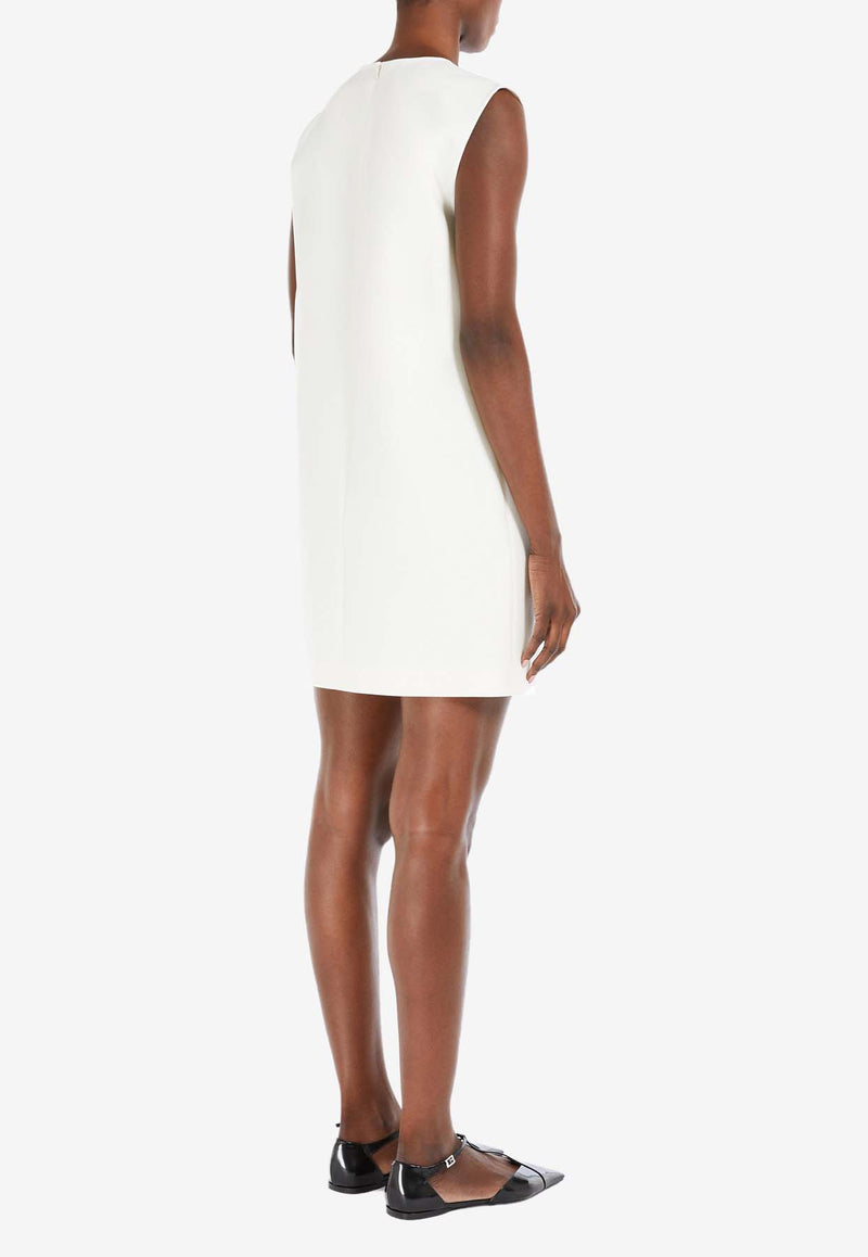 Max Mara Fiuggi Sleeveless Mini Dress White 2511221081600FIUGGI_001