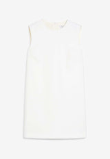 Max Mara Fiuggi Sleeveless Mini Dress White 2511221081600FIUGGI_001