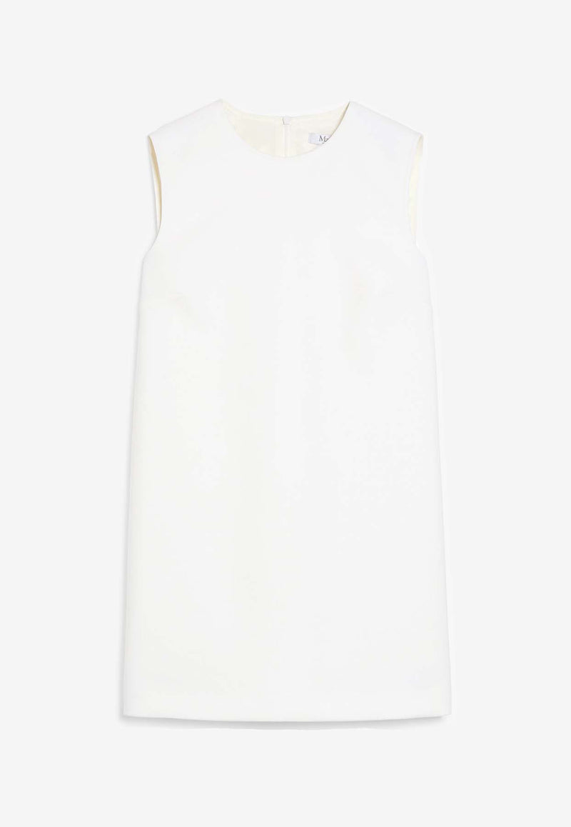 Max Mara Fiuggi Sleeveless Mini Dress White 2511221081600FIUGGI_001