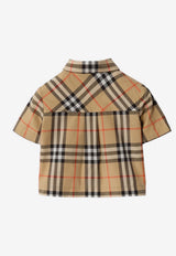 Burberry Kids Babies Vintage Check Shirt Beige 8120916171444/S_BURBE-B9368