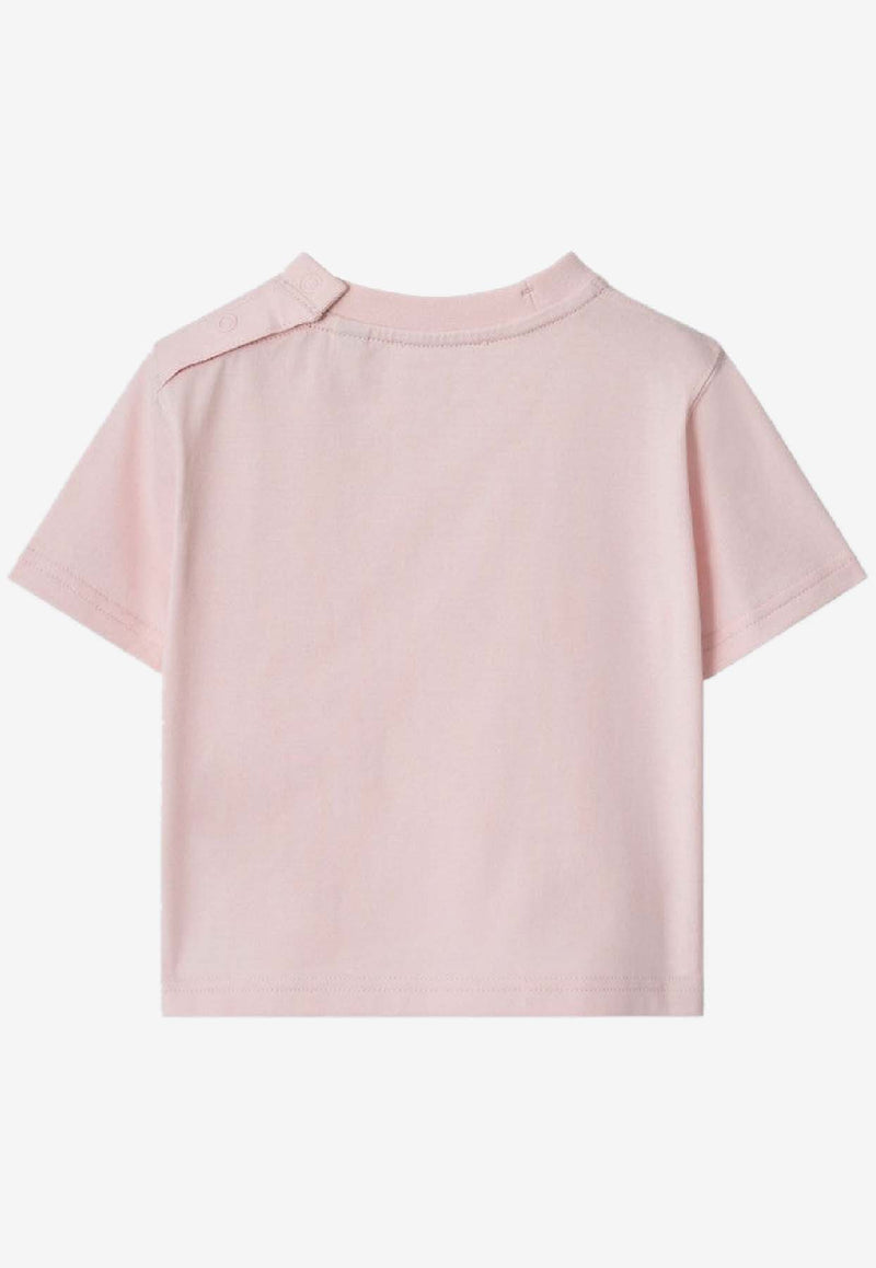 Burberry Kids Baby Girls Rainy Day Bear T-shirt Pink 8121207153156/S_BURBE-A1439