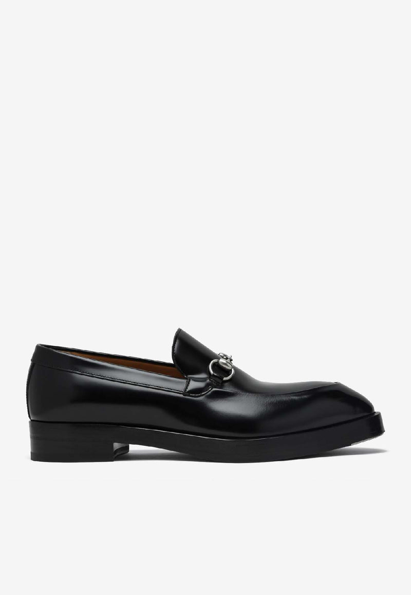 Gucci Horsebit Leather Loafers Black 812133AAEAK/Q_GUC-1000