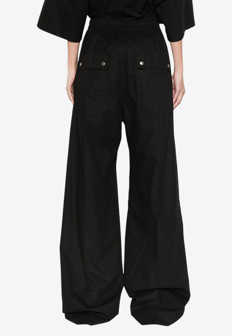 Rick Owens Bela Drawstring Wide-Leg Pants Black RP01E7361P_09