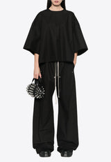 Rick Owens Bela Drawstring Wide-Leg Pants Black RP01E7361P_09